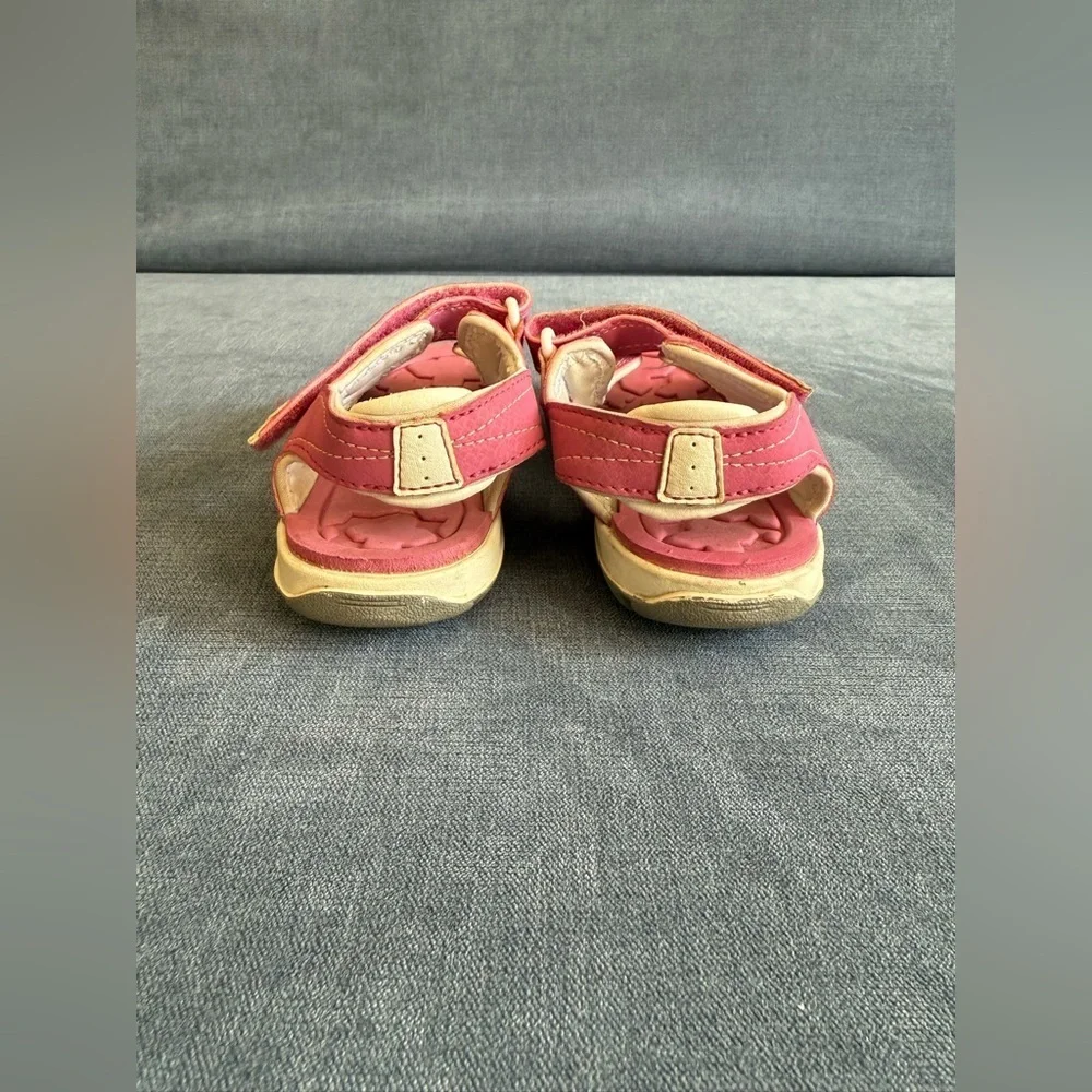 Timberland Juniors Adventure Seeker Strap Sandal Toddler Girls SZ 11 Pink Casual